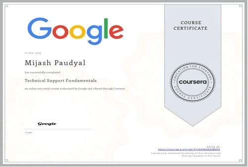 Google Technical Support Fundamentals