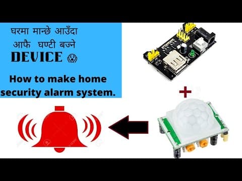 Device How to make home security alarm system Mijash