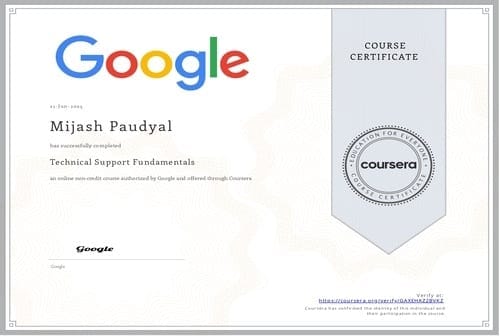 Google Technical Support Fundamentals