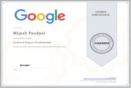Google Technical Support Fundamentals