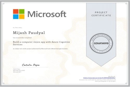 Microsoft Azure Computer Vision